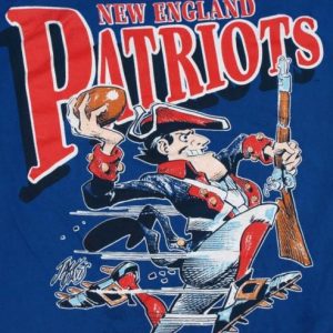 1988 New England Patriots Mascot T Shirt