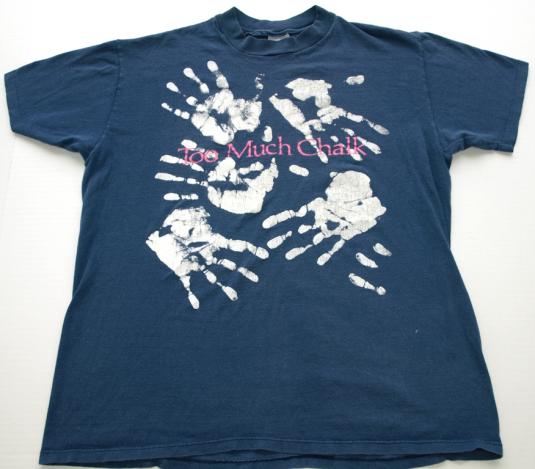 Vintage 1980s Chalk Hand Print T Shirt | Defunkd