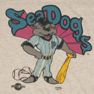 1995 Portland Sea Dogs Minor League Baseball T-shirt Maine