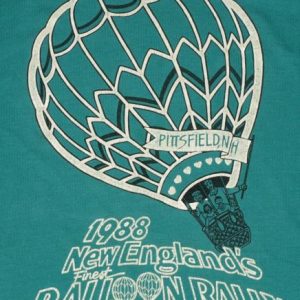 Vintage 1988 New England Balloon Rally T-Shirt Pittsfield NH