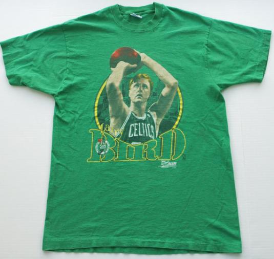 Vintage 1990 Larry Bird Boston Celtic NBA T Shirt | Defunkd