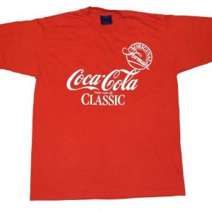 Vintage 1980s Original Coca Cola COKE Logo T-Shirt 80s