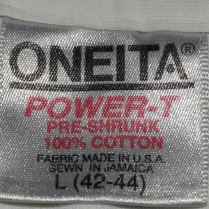 Vintage Oneita T-Shirt Tags | Brand – Page 5 – Defunkd