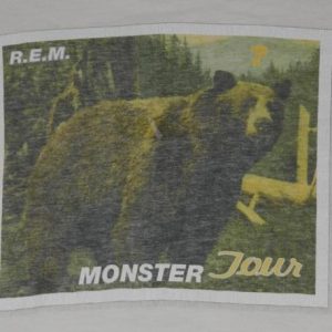 Vintage 1995 R.E.M. REM Boston Monster Concert Tour T-Shirt