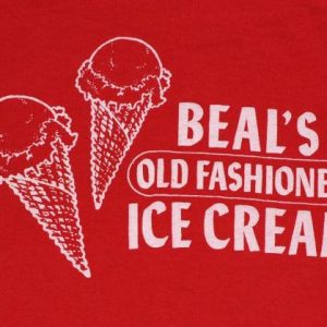 Vintage 1980s Beale's Old Fashion Ice Cream Shop T-Shirt