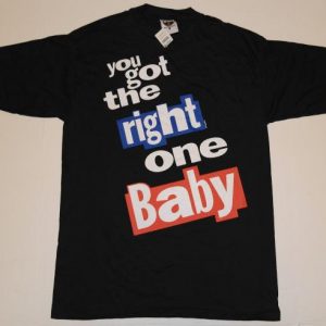 Vintage 90s DIET PEPSI You Got the Right One Baby DEADSTOCK