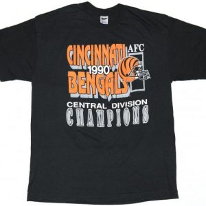 VTG 1990 CINCINNATI BENGALS NFL Football T-Shirt NEVER WORN