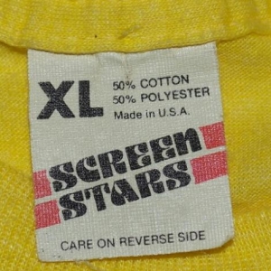 Vintage 1980s Idaho Yellow Screen Stars T-Shirt