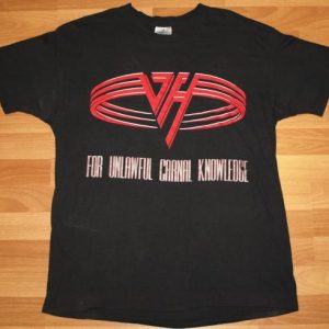 Vintage 1991 VAN HALEN F.U.C.K. Concert Tour T-Shirt