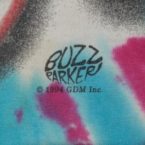 Vintage 1990s GRATEFUL DEAD Buzz Parker Art GDM T-Shirt