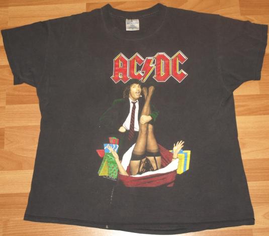 Vintage 1990 AC/DC Mistress For Christmas Tour T-Shirt | Defunkd