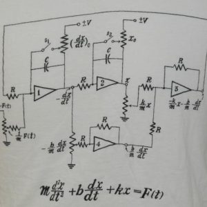 Vintage 1970s PENNCO TECH College Math Equation T-Shirt