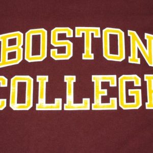 Vintage 1980s BOSTON COLLEGE Champion Brand T-Shirt