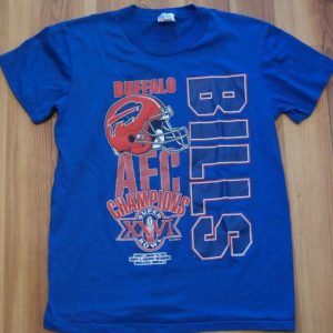 Vintage 1990s Buffalo Bills NFL Football T-Shirt Super Bowl