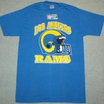 Vintage 1980s LA Los Angeles Rams Football NFL T-Shirt NOS