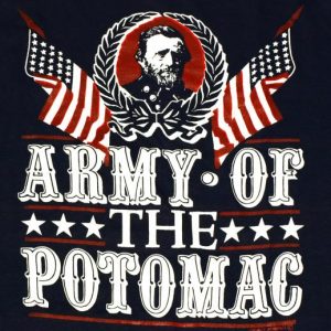 Vintage 1980s Army of the Potomac Civil War Blue T-Shirt