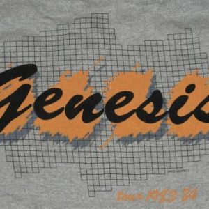 VTG 1983 GENESIS Mama Concert Tour T-Shirt 80s NEVER WORN