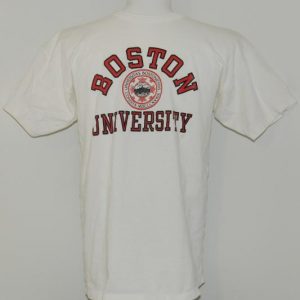 Vintage 1980's CHAMPION Brand BU Boston University T-Shirt