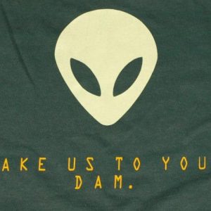 Vintage Extraterrestrial ALIEN Hoover Dam T-Shirt