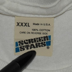 Vintage 80's Tommys Dive Shop Screen Stars RARE XXXL T-shirt