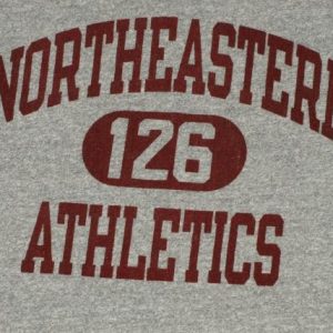 80s Champion Rayon Blend Northeastern Athletics T-Shirt