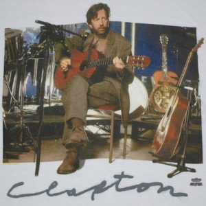 Vintage 1990s ERIC CLAPTON Unplugged Concert T-Shirt