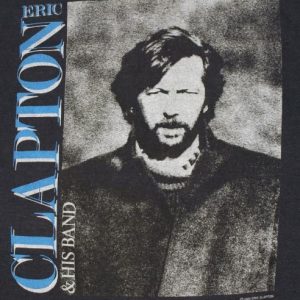 Vintage 1980s ERIC CLAPTON Blue Behind The Sun T-Shirt