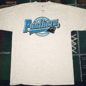 Vintage 1990's Carolina Panthers T-Shirt 90's Deadstock NFL