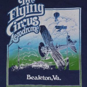 VTG 80s Flying Circus Aerodrome Bealeton Virginia T-Shirt