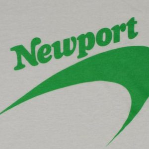 Vintage 1980s Newport Cigarette Menthal T-Shirt Soft Thin