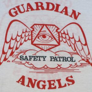 Vintage 1980s Guardian Angels Safety Patrol T-Shirt