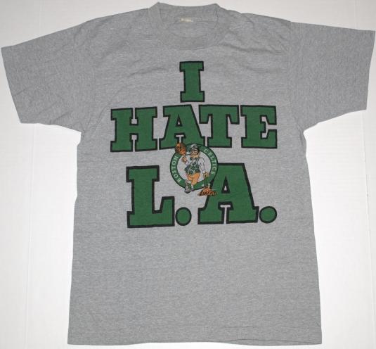 Shirts, Vintage 8s I Hate La Celtics Tshirt