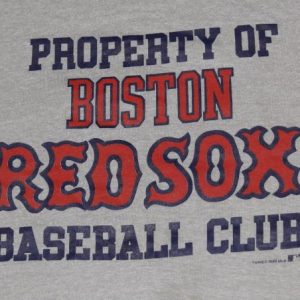 Vintage 1988 Property of BOSTON RED SOX Screen Stars T-Shirt