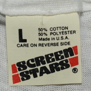 Vintage 80s White Tiger Soft Super Thin T-Shirt Screen Stars