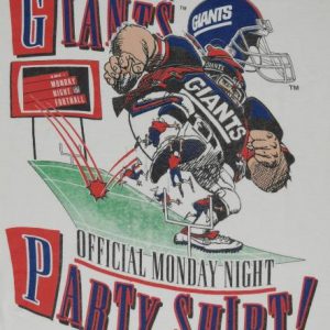 Vintage 1990s New York Giants Monday Night Football T-Shirt