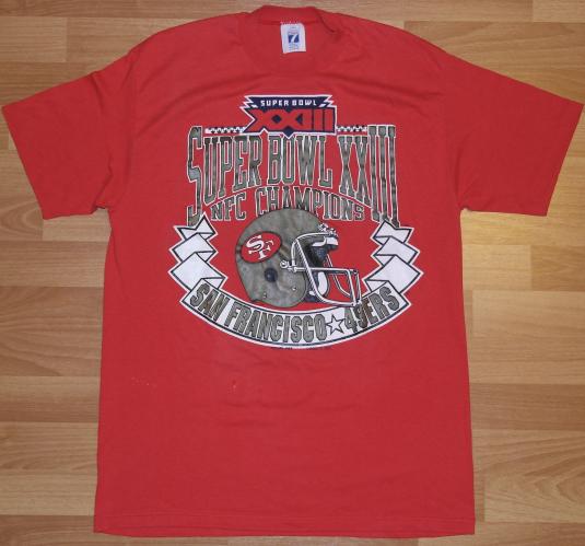 Vintage 1988 San Francisco 49ers Super Bowl T-Shirt 80s | Defunkd