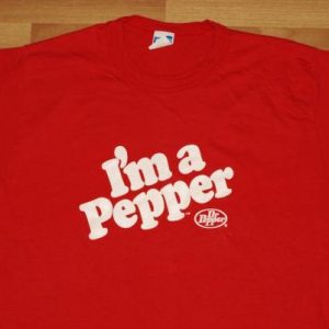 Vintage 1980's Dr Pepper I'm A Pepper T-Shirt