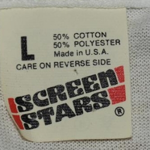 Vintage 1980s PEPSI Logo Screen Stars Soft Thin T-Shirt