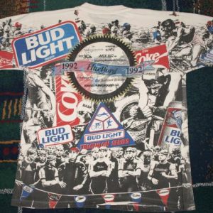 Vintage 1992 Hartford Bud Light Triathlon Coke T-Shirt