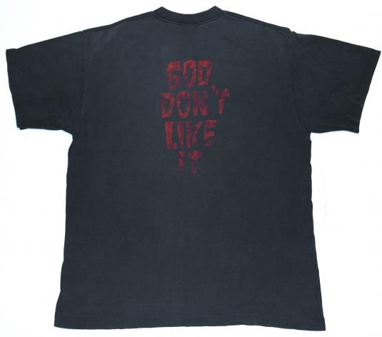Vintage 1988 DANZIG GOD DON’T LIKE IT Heavy Metal T-Shirt | Defunkd