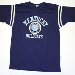 Vintage 1980s University of Kentucky Wildcats Jersey Shirt