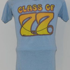 Vintage 1970s CLASS OF '77 Soft Thin T-Shirt 70s