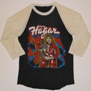 Vintage 1980 SAMMY HAGAR Concert Tour t-Shirt Tee Van Halen