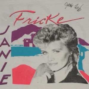 Vintage 1980's Janie Fricke Concert Tour T-Shirt SIGNED