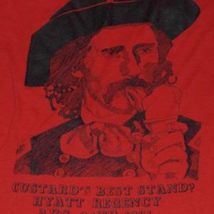 Vintage 1980s General Custer Frozen Custard T-Shirt Funny