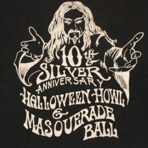 Vintage 1980s Wizard HALLOWEEN Howl Masouerade Ball T-Shirt