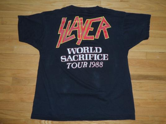 Slayer vintage tour shirt 1988 | Defunkd