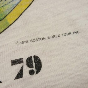 VINTAGE BOSTON WORLD TOUR 79 UFO T-SHIRT