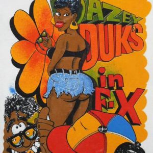 VINTAGE 90'S DUICE DAZZEY DUKS HIP HOP RAP BOOTY T-SHIRT