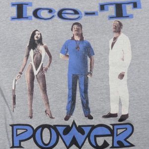 1988 ICE-T POWER GANGSTA RAP HIP-HOP NWA EAZY-E T-SHIRT